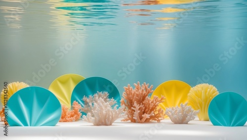 Luxury in simplicity with Underwater vibes.