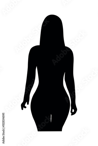 silhouette of a woman