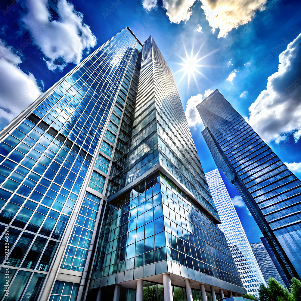 modern business building scenery touching the sky modern business building scenery touching the sky