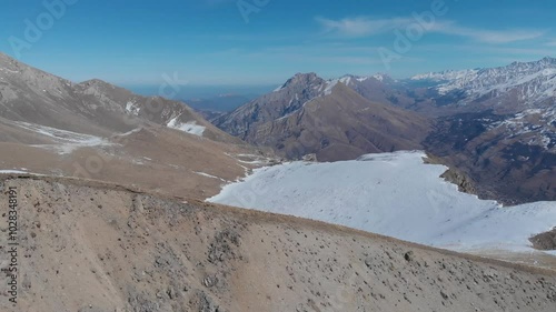 Caucasus, North Ossetia. Kurtat gorge. Ridge of Mount Dashsar. photo