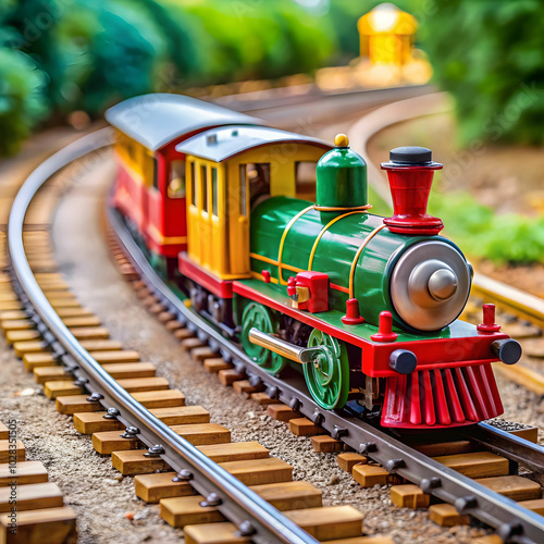 toys train on track
