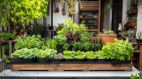 Compact Urban Garden Setup ...