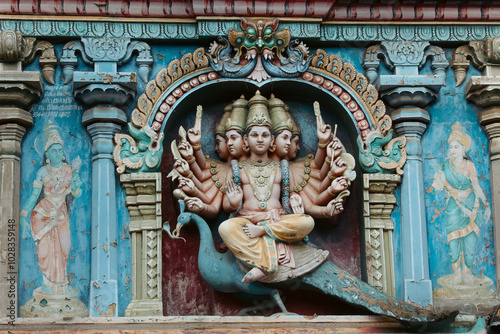 Meenakshi temple or Minakshi Sundareshwara Temple Madurai Tamil nadu India photo