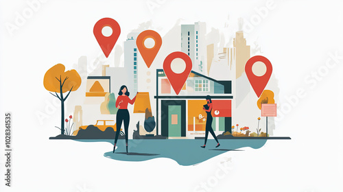 Local SEO Optimization for Businesses, local SEO optimization for businesses with an image showing marketers optimizing Google My Business listings
