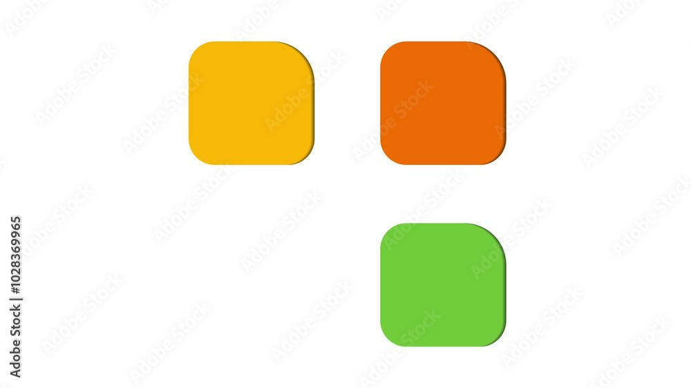 Business video infographics with multicolor rectangle. animation visualization with 4 cycle steps for diagram, flowchart, banner, presentations, web, content, levels, chart, graphic, animated video Business video infographics with multicolor rectangle. animation visualization with 4 cycle steps for diagram, flowchart, banner, presentations, web, content, levels, chart, graphic, animated video