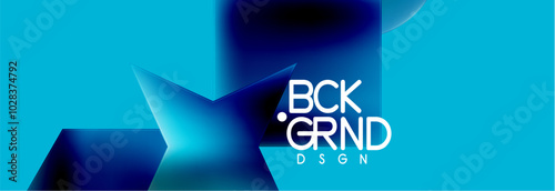 Fluid color geometric shapes abstract background. Vector Illustration For Wallpaper, Banner, Background, Card, Book Illustration, landing page