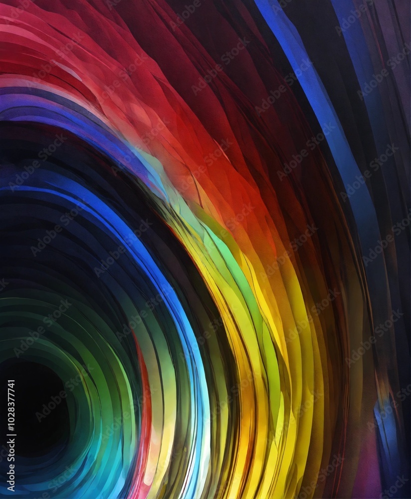 Fototapeta premium Abstract art composition, AI generated 