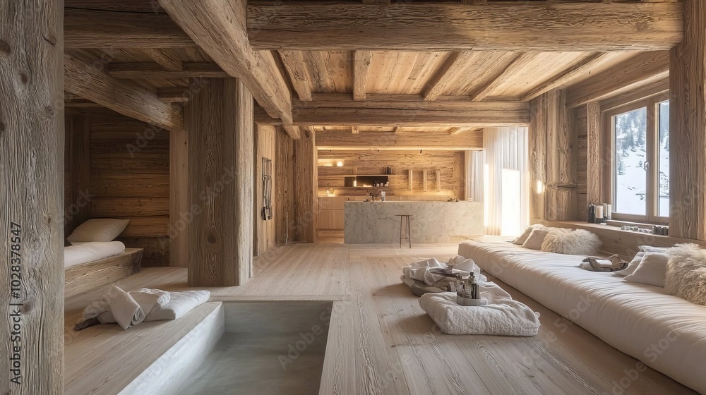 Chalet nestled in Davos, Switzerland. Chalet nestled in Davos, Switzerland.