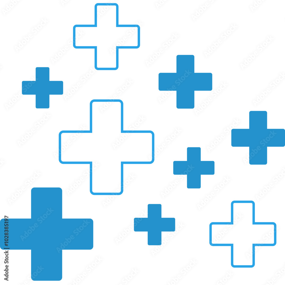 Fototapeta premium Medical Cross Ornament