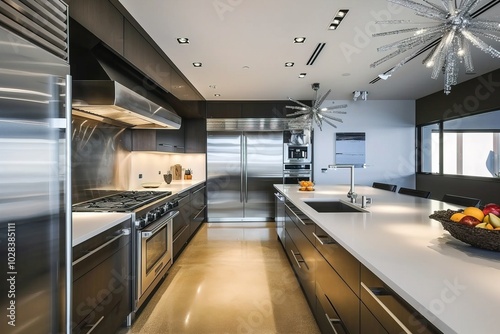 modern kitchen in the kitchen