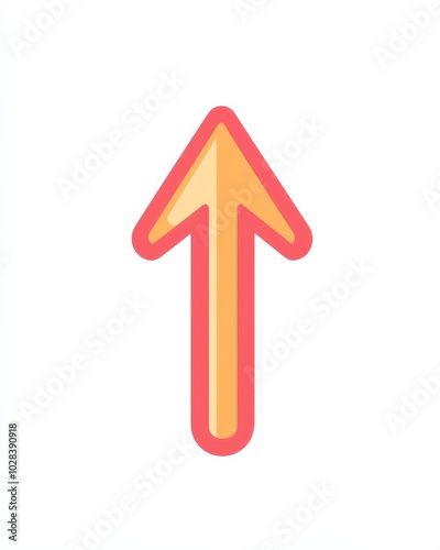 Free Download Arrow Pointing Up. Business Growth and Direction Icon Concept - GFXLoad