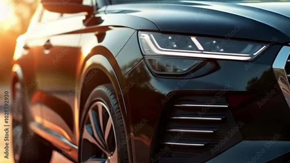 Close-up car at the service garage. automotive automobile industrial and car business car factory technology Close-up car at the service garage. automotive automobile industrial and car business car factory technology