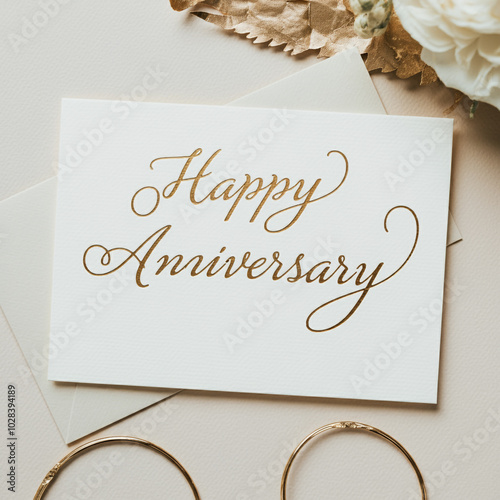 A classic "Happy Anniversar...