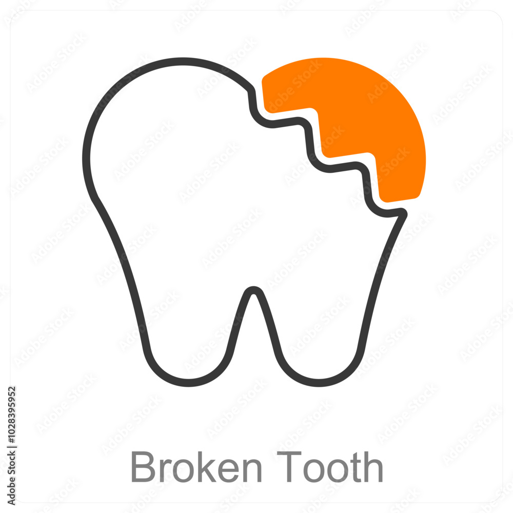 Obraz premium Broken Tooth