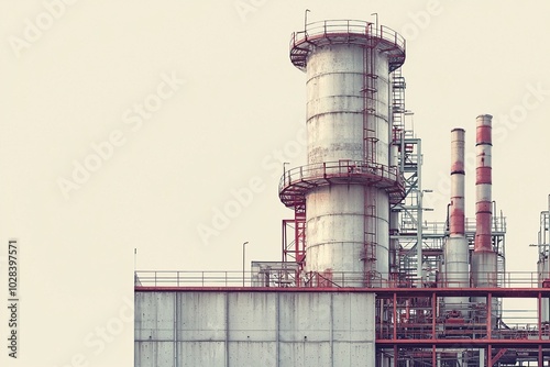 Industrial Structure Against a Clear Sky photo