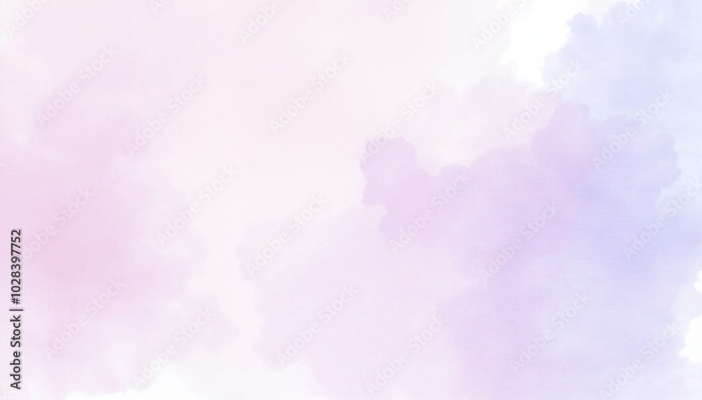 Fototapeta premium Soft pastel watercolor background with gentle hues, calming and artistic, abstract design