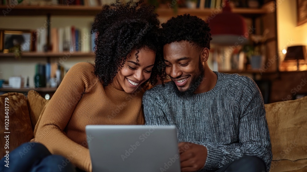A couple video chatting to maintain their relationship over a long distance, highlighting technology and connection