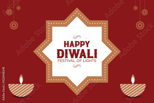 Happy Diwali Advertisement, Banner, Poster, Design vector template, Creative flyer concept, Graphic design element