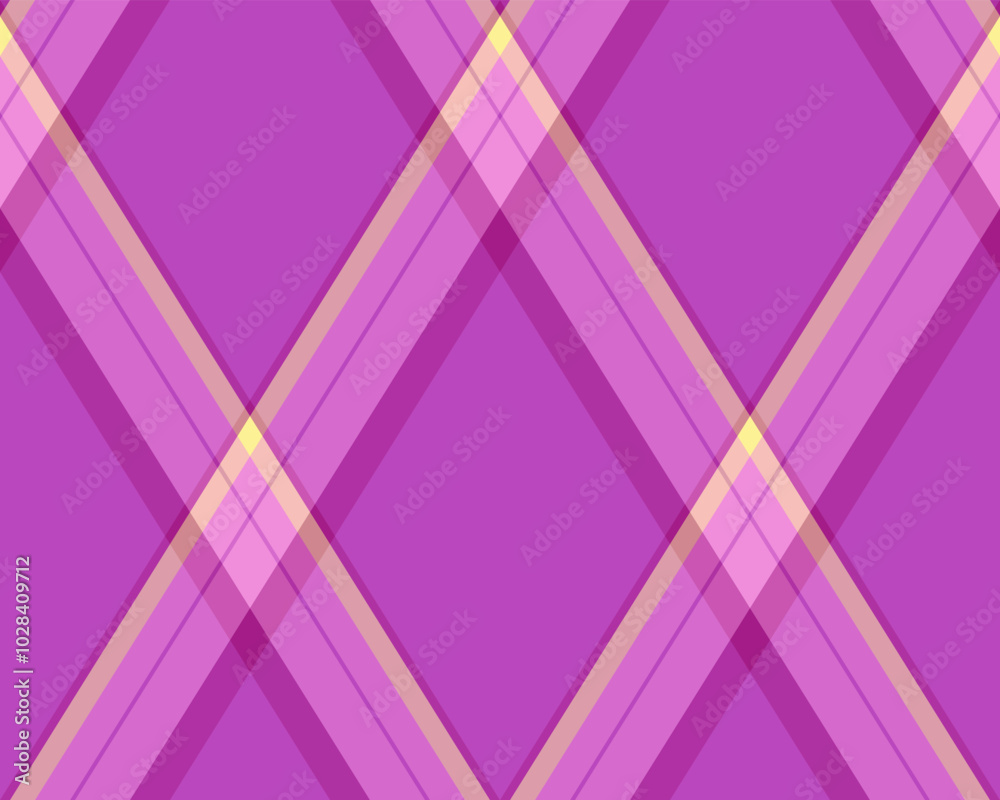 Fototapeta premium Argyle pattern of geometric rhombus. Harlequin check wallpaper design. Classic diamond shaped textile material for web background, print fabric clothing, sweater, wrapping paper, gift card, invitation