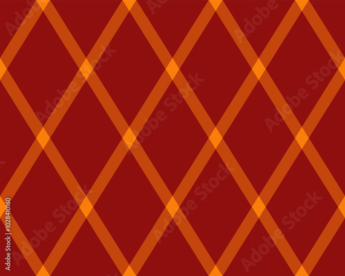 Argyle pattern of geometric rhombus. Harlequin check wallpaper design. Classic diamond shaped textile material for web background, print fabric clothing, sweater, wrapping paper, gift card, invitation