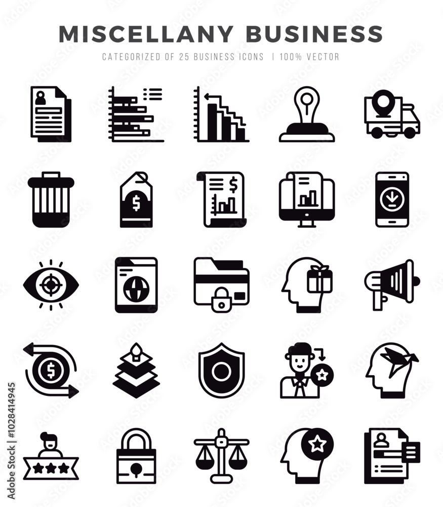 Miscellany Business Icons Pack. Lineal Filled icons set. Lineal Filled icon collection set. Miscellany Business Icons Pack. Lineal Filled icons set. Lineal Filled icon collection set.