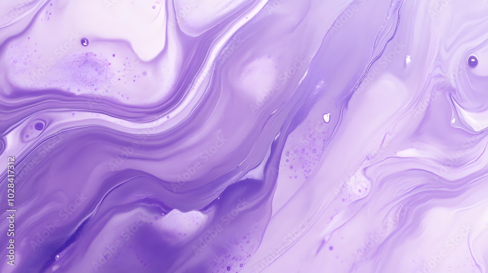 Obraz premium purple vibrant abstract background,purple acrylic texture with fluid generative ai