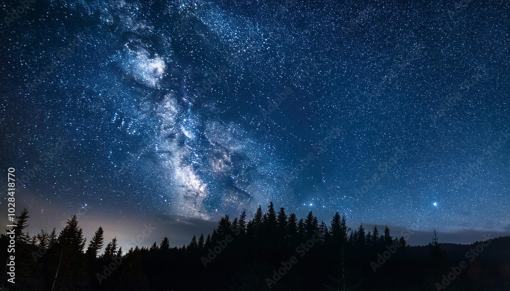 Fototapeta premium Night Sky Filled with Stars