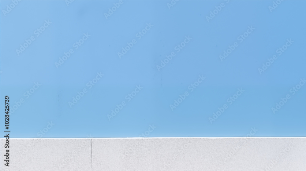 Exterior house wall with new coat of blue paint close-up Exterior house wall with new coat of blue paint close-up