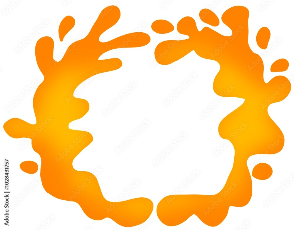 Obraz premium Juice Splatter icon