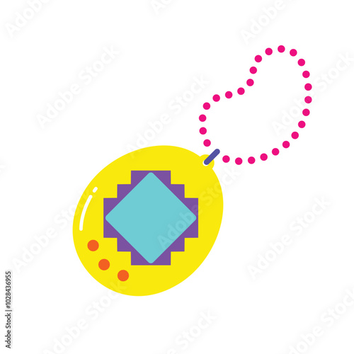 Vivid Lively Retro Element 1 Tamagochi