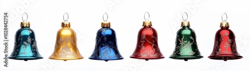 Christmas Bells isolated on clean white background