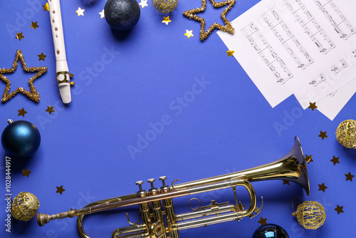 Flute and trumpet with Chri...