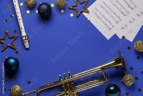 Flute and trumpet with Chri...