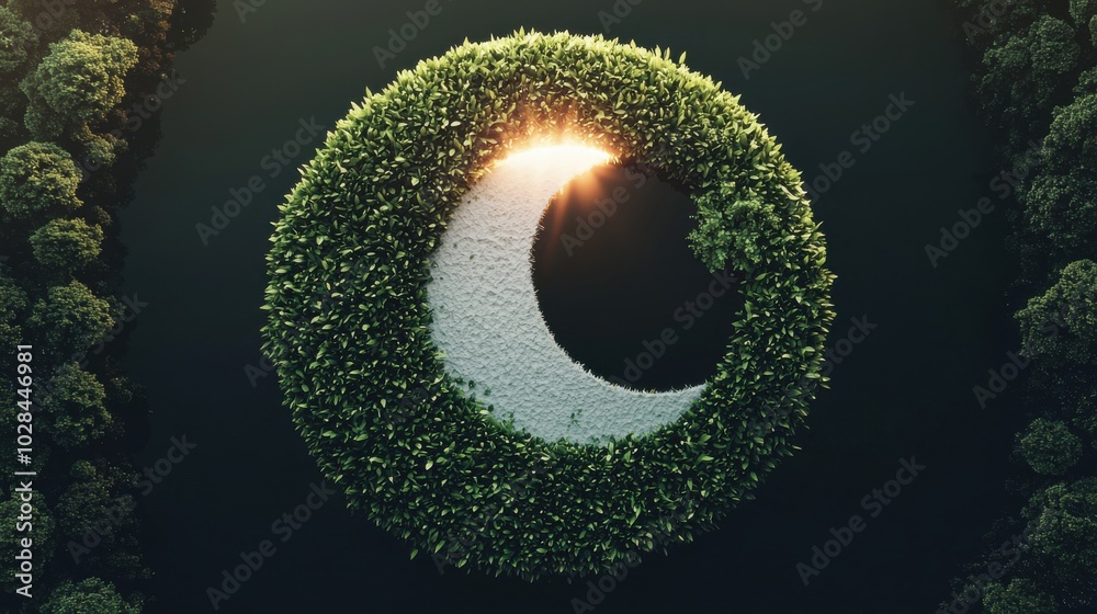 Yin-Yang of Work and Life: A large yin-yang symbol made of contrasting ...