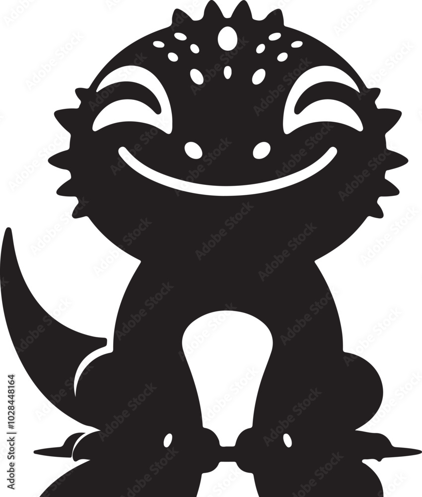 silhouette vector tizard black and white white background silhouette vector tizard black and white white background