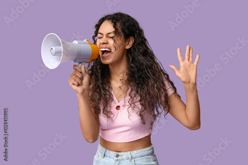 Screaming African-American ...