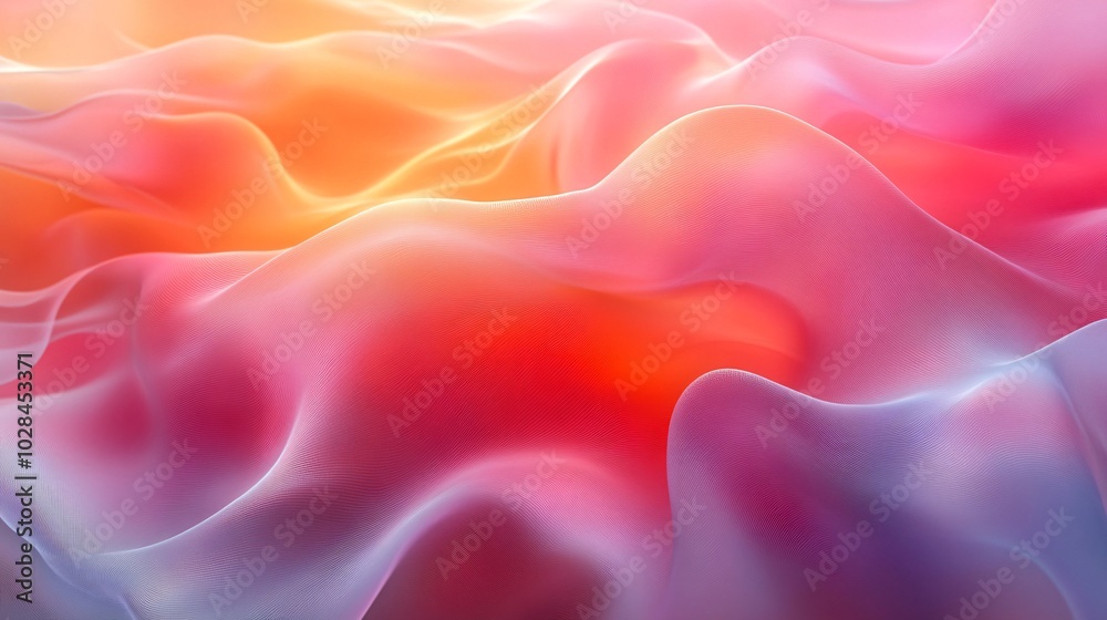 Obraz premium Abstract Colorful Wave Background for Design Use