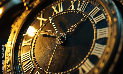 Close Up of Antique Pocket Watch