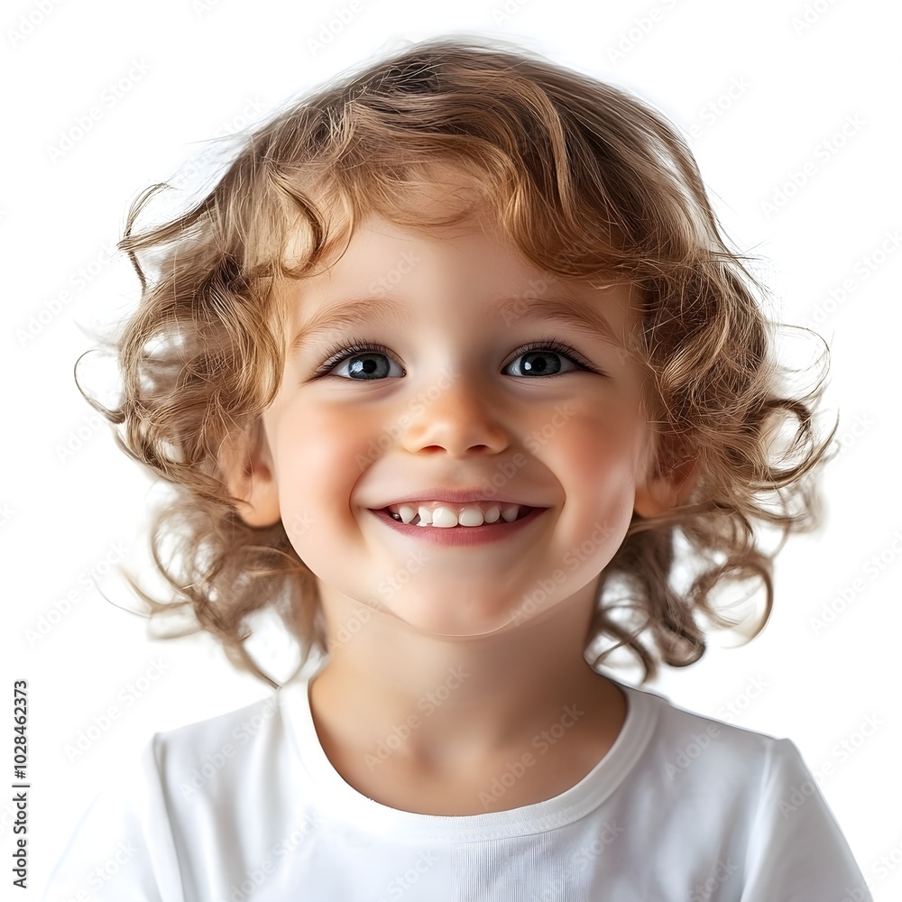 Smiling little boy isolated on white background. Smiling little boy isolated on white background.