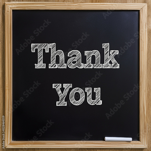 A "Thank You" message writt...