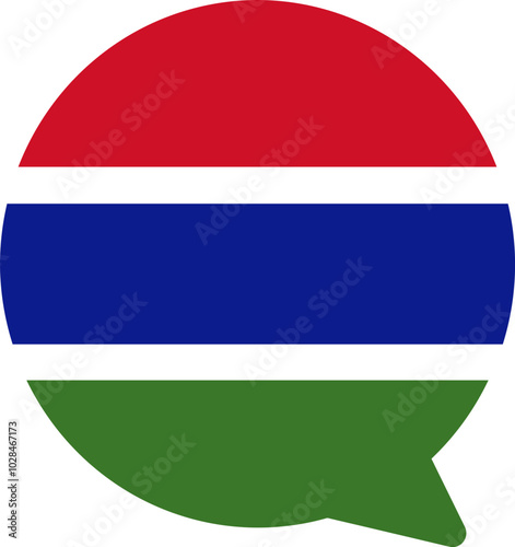 The Gambia Falg on Chat Icon Free Download The Gambia Falg on Chat Icon - GFXLoad