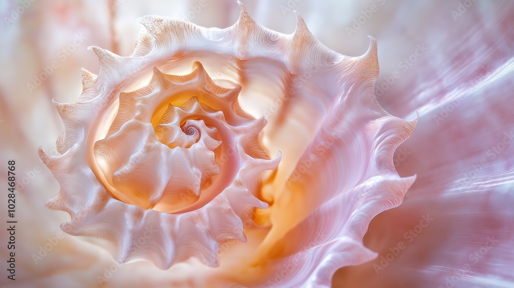 organic shapes found within a close-up view of a seashell organic shapes found within a close-up view of a seashell