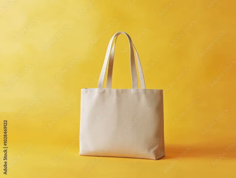 Canvas tote bag mockup isolated on solid background Canvas tote bag mockup isolated on solid background