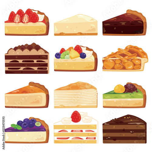 色々なケーキセット2