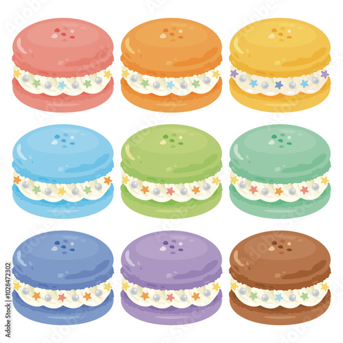 カラフルマカロン　トゥンカロン　セット2