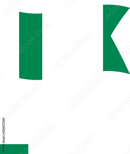 Free Download Nigeria Flag Crisp Flown - GFXLoad