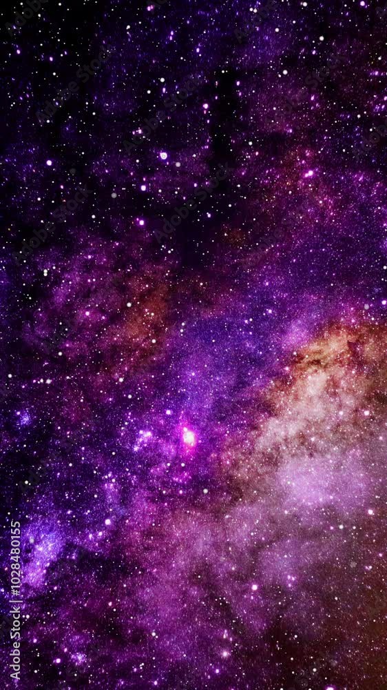Travel through the universe vertical video background Travel through the universe vertical video background
