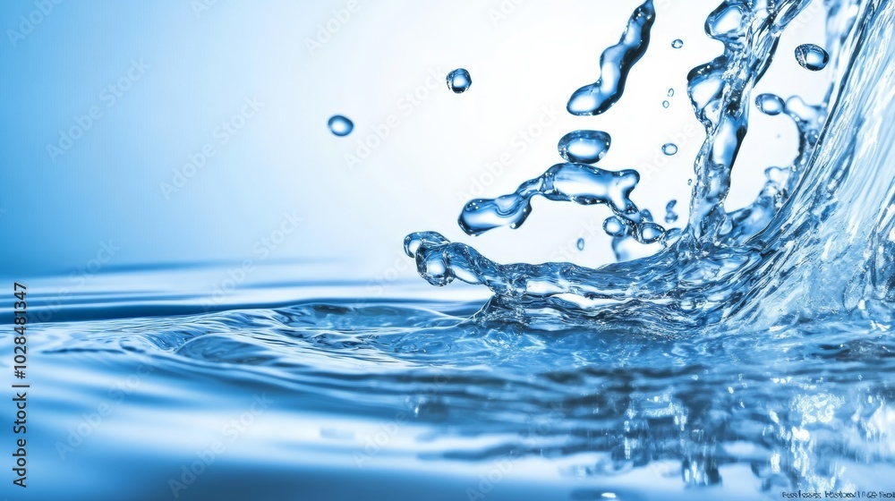 Dynamic water splash photography ,bstract blue liquid art in motion for refreshing backgrounds Dynamic water splash photography ,bstract blue liquid art in motion for refreshing backgrounds