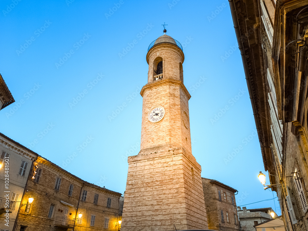 Fototapeta premium Petritoli, Marche, Italy