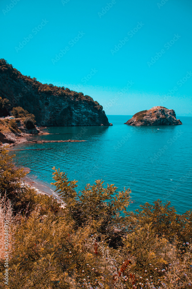 Obraz premium island in the region sea
